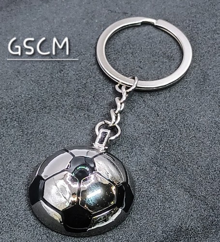 Football metel keyring half - keyring,
