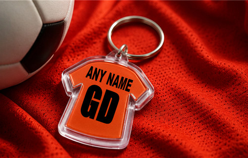 Personalised team keyring - personalised,