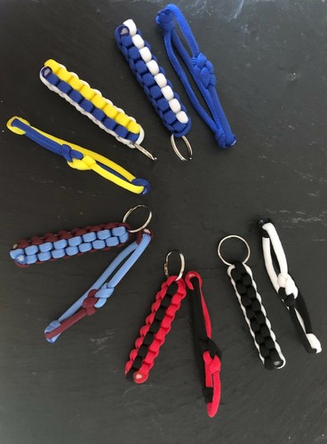 Football bracelet keyring - football,