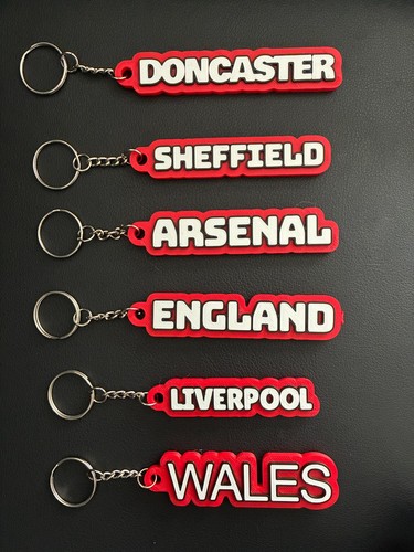 Football team key chain book - key,