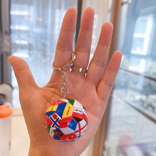 Football flag keychain country - football,