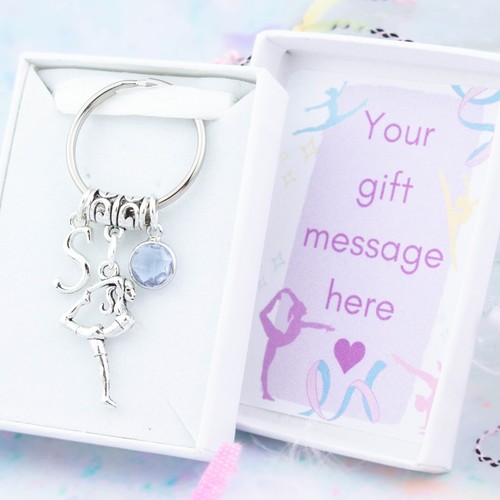 Gymnastics keyring - gymnastics,