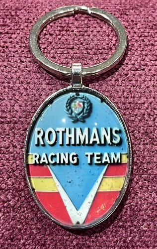 Rothmans racing team keyring - racing, keyring.