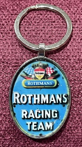 Rothmans racing team - rothmans, keyring.