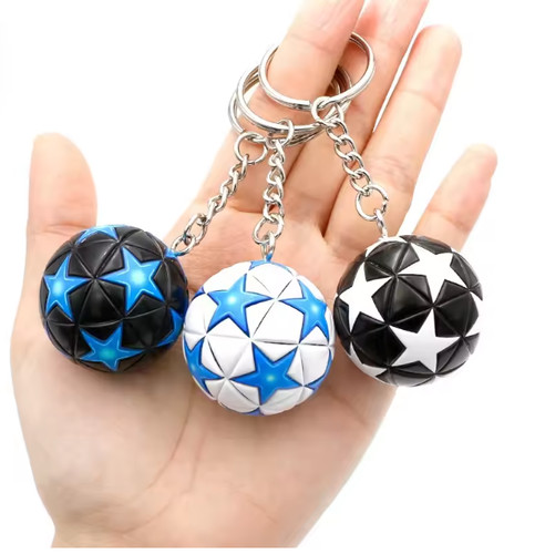Sports ball keychain key ring - ball,