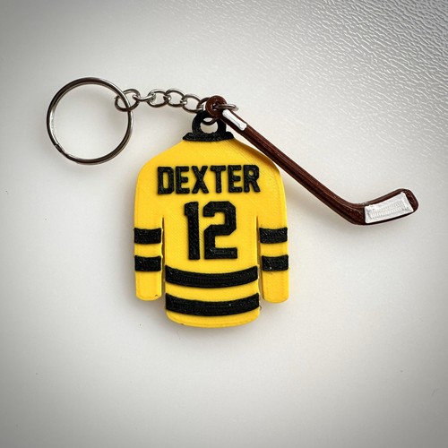 Ice hockey shirt keyring - ice,