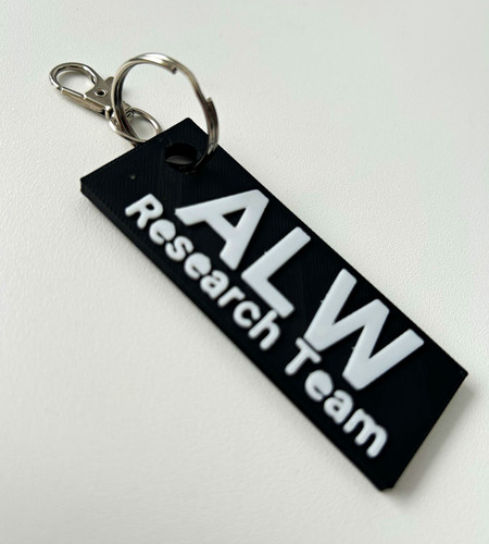 Alw research team keyring - team,